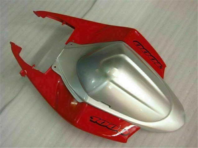 Rojo Blanco Moto Plástico Suzuki GSXR 1000 K5 05-06 Rojo Blanco Moto Plástico Suzuki GSXR 1000 K5 05-06