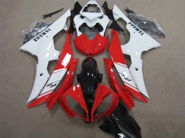 Rojo Blanco Negro Calcomanía Carenado Moto Yamaha R6 08-16