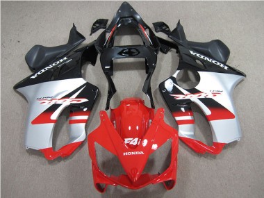 Rojo Blanco Negro Carenado Moto Honda CBR 600 F4i 01-03