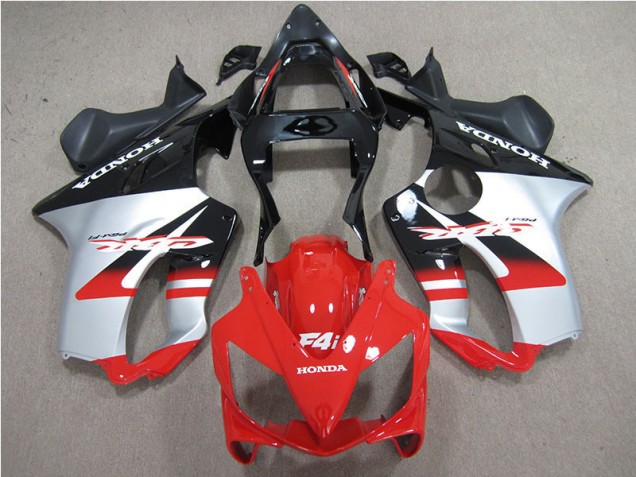 Rojo Blanco Negro Carenado Moto Honda CBR 600 F4i 01-03 Rojo Blanco Negro Carenado Moto Honda CBR 600 F4i 01-03
