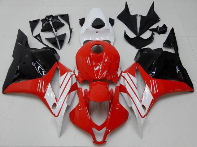 Rojo Blanco Negro Kits ABS Carenado Motocicleta Honda CBR 600 RR 09-12 Rojo Blanco Negro Kits ABS Carenado Motocicleta Honda CBR 600 RR 09-12