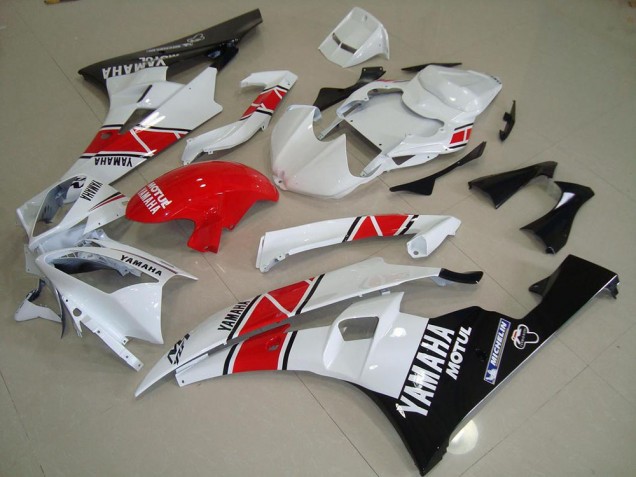 Rojo Blanco Negro Kits Carenado Moto Yamaha R6 06-07 Rojo Blanco Negro Kits Carenado Moto Yamaha R6 06-07