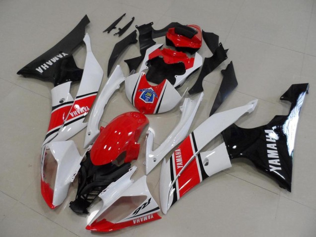 Rojo Blanco Negro Kits Carenado Moto Yamaha R6 08-16 Rojo Blanco Negro Kits Carenado Moto Yamaha R6 08-16