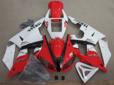 Rojo Blanco Negro Kits Completo Carenado Moto ABS Yamaha R1 09-11