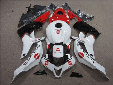 Rojo Blanco Negro Konica Minolta Carenado Moto Honda CBR 600 RR 07-08