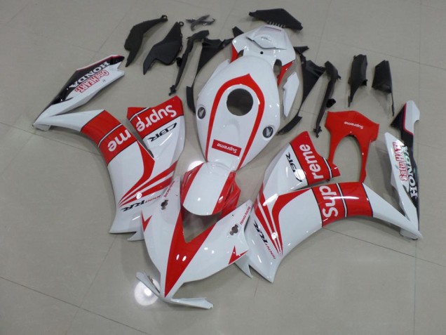 Rojo & Blanco Supreme Carenado Moto Honda CBR 1000 RR 12-16 Rojo & Blanco Supreme Carenado Moto Honda CBR 1000 RR 12-16