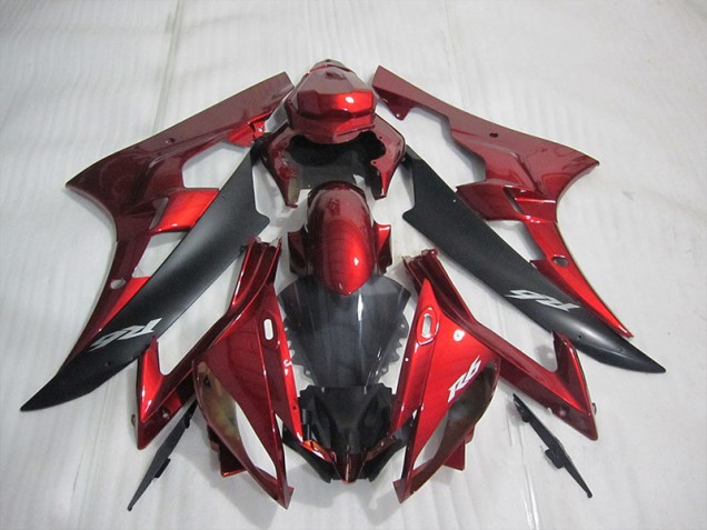 Rojo Carrocería Motocicletas Yamaha R6 06-07 Rojo Carrocería Motocicletas Yamaha R6 06-07