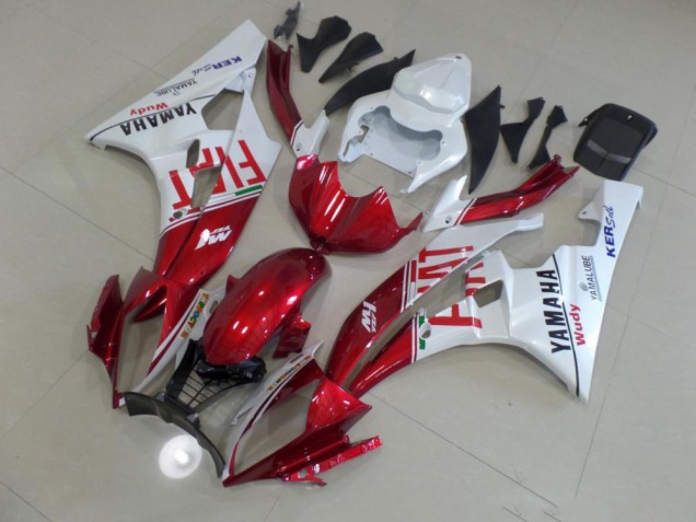 Rojo Fiat Carenado Moto Yamaha R6 06-07 Rojo Fiat Carenado Moto Yamaha R6 06-07