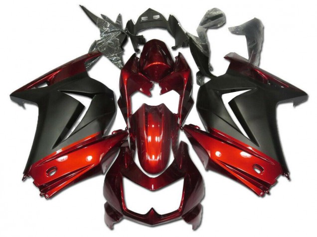 Rojo Gris Carenado Moto Kawasaki EX250 08-12 Rojo Gris Carenado Moto Kawasaki EX250 08-12
