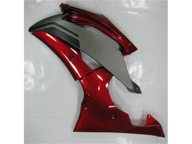 Rojo Gris Carenado Moto Yamaha R6 08-16 Rojo Gris Carenado Moto Yamaha R6 08-16