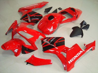 Rojo Kit ABS Carenado Motocicleta Honda CBR 600 RR 03-04