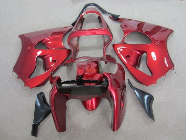 Rojo Kit Carenado Moto Kawasaki ZX6R 00-02