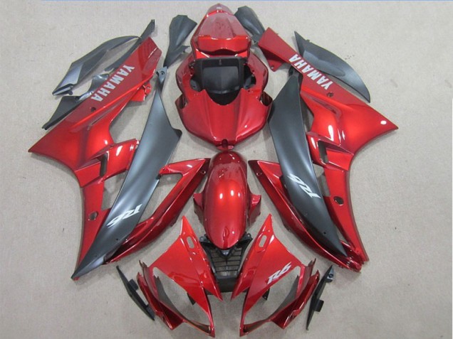 Rojo Kit Completo Carenado Moto Yamaha R6 06-07 Rojo Kit Completo Carenado Moto Yamaha R6 06-07