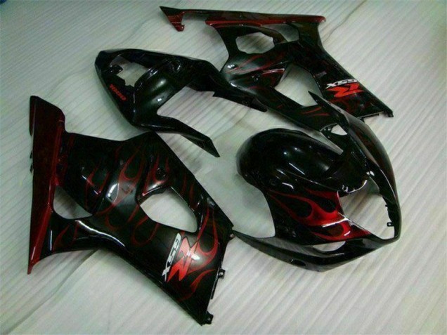 Rojo Llama Carenado Moto Suzuki GSXR 1000 K3 03-04 Rojo Llama Carenado Moto Suzuki GSXR 1000 K3 03-04