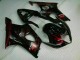 Rojo Llama Carenado Moto Suzuki GSXR 1000 K3 03-04 Rojo Llama Carenado Moto Suzuki GSXR 1000 K3 03-04