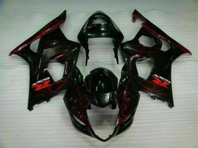 Rojo Llama Carenado Moto Suzuki GSXR 1000 K3 03-04 Rojo Llama Carenado Moto Suzuki GSXR 1000 K3 03-04
