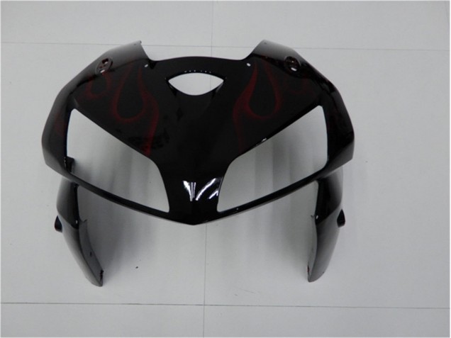 Rojo Llama Negro Carenado Moto Honda CBR 600 RR 05-06 Rojo Llama Negro Carenado Moto Honda CBR 600 RR 05-06
