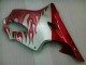 Rojo Llama Plata Carenado Moto Honda CBR 600 F4i 01-03 Rojo Llama Plata Carenado Moto Honda CBR 600 F4i 01-03