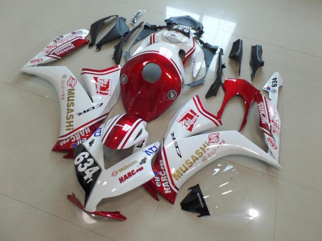 Rojo Musashi Carenado Moto Honda CBR 1000 RR 12-16 Rojo Musashi Carenado Moto Honda CBR 1000 RR 12-16