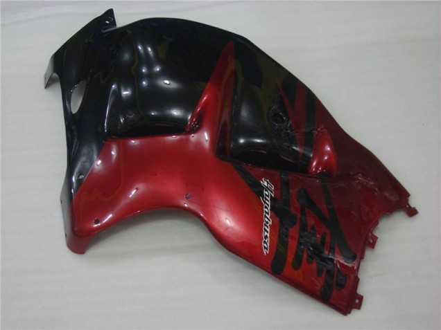 Rojo Negro ABS Carenado Motocicleta Suzuki GSXR 1300 Hayabusa 96-07