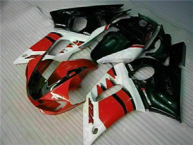 Rojo Negro ABS Kits Carenado Moto Yamaha R6 98-02 Rojo Negro ABS Kits Carenado Moto Yamaha R6 98-02