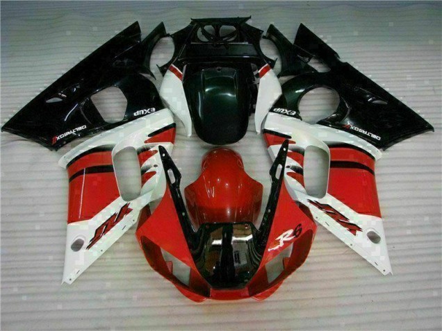 Rojo Negro ABS Kits Carenado Moto Yamaha R6 98-02 Rojo Negro ABS Kits Carenado Moto Yamaha R6 98-02