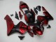 Rojo Negro ABS Moto Plástica Honda CBR 600 RR 03-04 Rojo Negro ABS Moto Plástica Honda CBR 600 RR 03-04