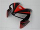 Rojo Negro ABS Moto Plástico Honda CBR 600 RR 05-06 Rojo Negro ABS Moto Plástico Honda CBR 600 RR 05-06