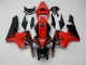 Rojo Negro ABS Moto Plástico Honda CBR 600 RR 05-06 Rojo Negro ABS Moto Plástico Honda CBR 600 RR 05-06