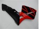 Rojo Negro ABS Moto Plásticos Honda CBR 600 RR 05-06 Rojo Negro ABS Moto Plásticos Honda CBR 600 RR 05-06