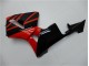 Rojo Negro ABS Moto Plásticos Honda CBR 600 RR 05-06 Rojo Negro ABS Moto Plásticos Honda CBR 600 RR 05-06