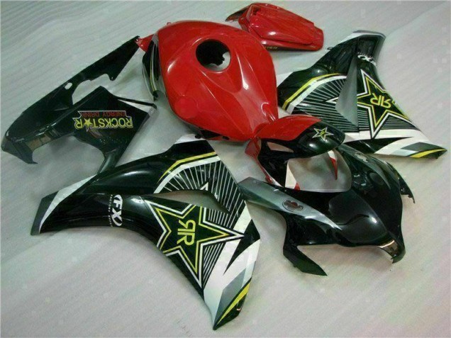 Rojo Negro Carenado Moto Honda CBR 1000 RR 08-11 Rojo Negro Carenado Moto Honda CBR 1000 RR 08-11