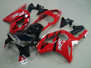 Rojo Negro Carenado Moto Honda CBR 900 RR 954 02-03