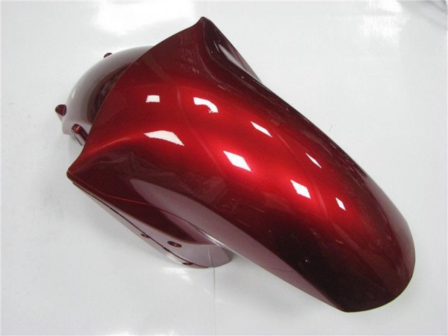 Rojo Negro Carenado Moto Kawasaki ZX14R ZZR 1400 06-11 Rojo Negro Carenado Moto Kawasaki ZX14R ZZR 1400 06-11