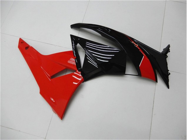 Rojo Negro Carenado Moto Kawasaki ZX6R 09-12 Rojo Negro Carenado Moto Kawasaki ZX6R 09-12