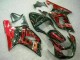 Rojo Negro Carenado Moto Suzuki GSXR 600 / 750 K1 K2 K3 01-03 Rojo Negro Carenado Moto Suzuki GSXR 600 / 750 K1 K2 K3 01-03