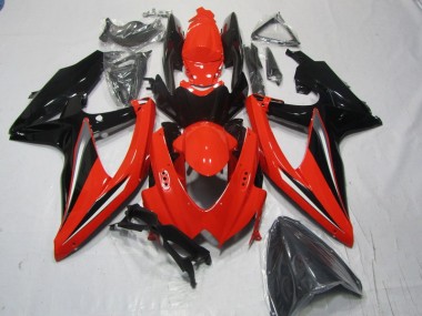 Rojo Negro Carenado Moto Suzuki GSXR 600 K8 08-10