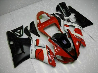 Rojo Negro Carenado Moto Yamaha R1 00-01