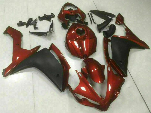 Rojo Negro Carenado Moto Yamaha R1 07-08 Rojo Negro Carenado Moto Yamaha R1 07-08