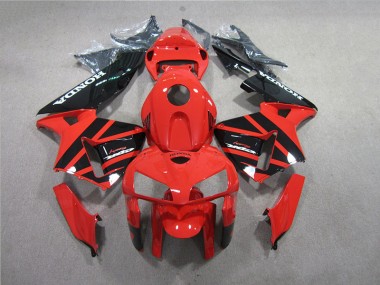 Rojo Negro Carenado & Plástico Moto Honda CBR 600 RR 05-06