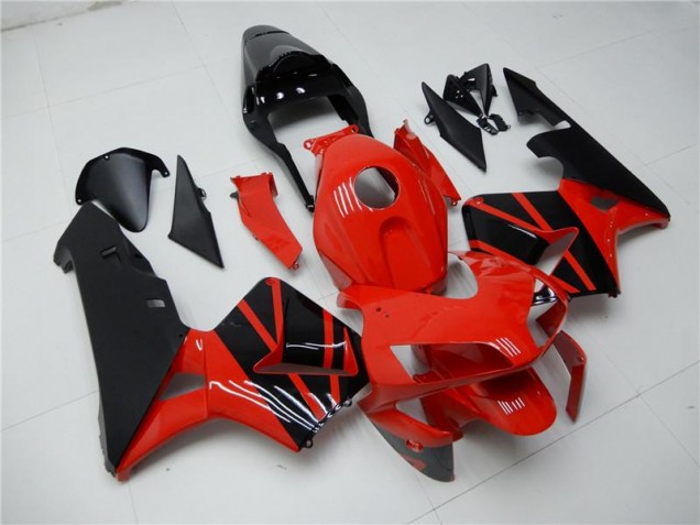Rojo Negro Carrocería Motocicletas Honda CBR 600 RR 03-04 Rojo Negro Carrocería Motocicletas Honda CBR 600 RR 03-04