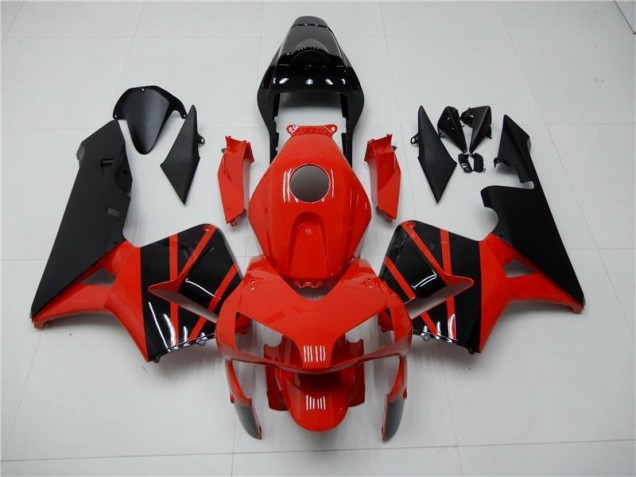 Rojo Negro Carrocería Motocicletas Honda CBR 600 RR 03-04 Rojo Negro Carrocería Motocicletas Honda CBR 600 RR 03-04