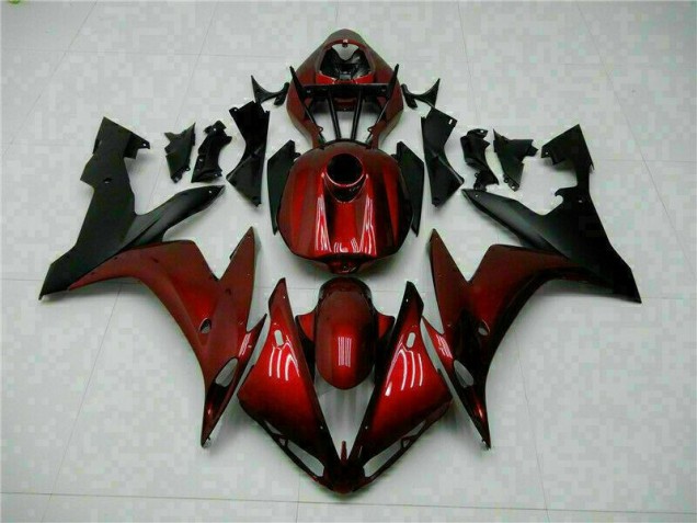 Rojo Negro Carrocería Motocicletas Yamaha R1 04-06 Rojo Negro Carrocería Motocicletas Yamaha R1 04-06