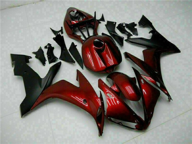 Rojo Negro Carrocería Motocicletas Yamaha R1 04-06 Rojo Negro Carrocería Motocicletas Yamaha R1 04-06