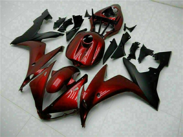 Rojo Negro Carrocería Motocicletas Yamaha R1 04-06 Rojo Negro Carrocería Motocicletas Yamaha R1 04-06