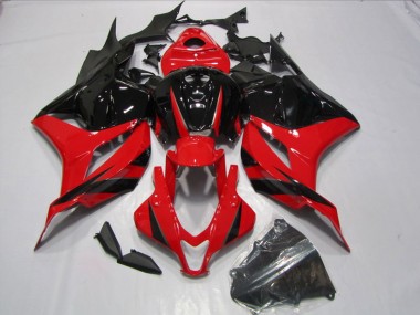 Rojo Negro Inyección Kits Carenado Moto Honda CBR 600 RR 09-12
