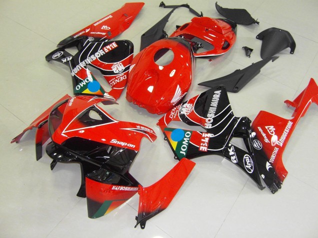 Rojo Negro Jomo Carenado Moto Honda CBR 600 RR 05-06 Rojo Negro Jomo Carenado Moto Honda CBR 600 RR 05-06