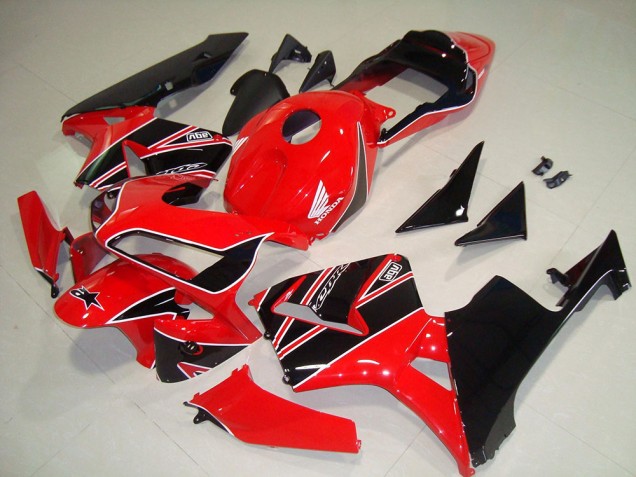 Rojo Negro Kit Carenado ABS Completo Honda CBR 600 RR 03-04 Rojo Negro Kit Carenado ABS Completo Honda CBR 600 RR 03-04