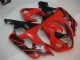 Rojo Negro Kit Carenado Inyección Suzuki GSXR 600 / 750 K4 04-05