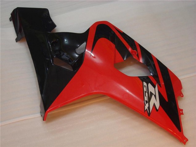 Rojo Negro Kit Carenado Inyección Suzuki GSXR 600 / 750 K4 04-05